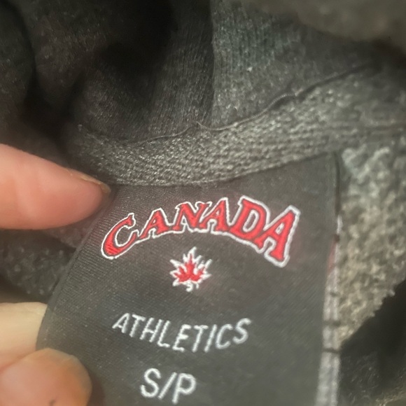 Canada athletic hooded zipper sweatshirt size s/p - Picture 4 of 4